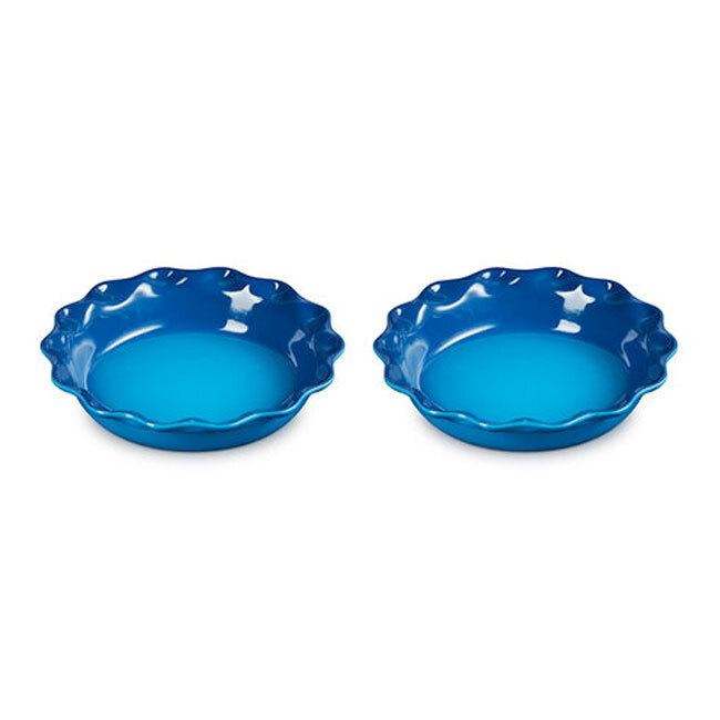 Le Creuset Heritage Fluted Pie Dish | 2-Piece Set - Marseille