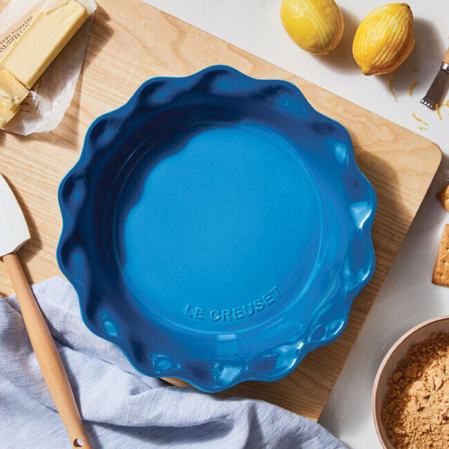 Le Creuset Heritage Fluted Pie Dish | 2-Piece Set - Marseille