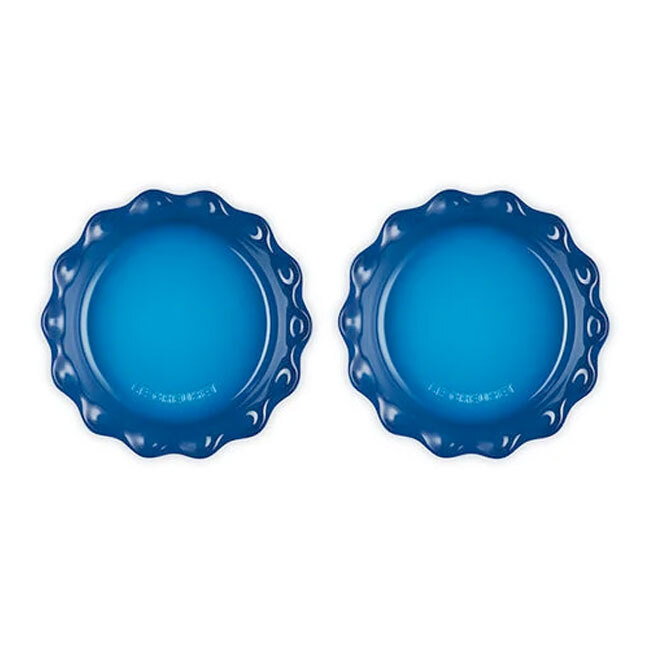 Le Creuset Heritage Fluted Pie Dish | 2-Piece Set - Marseille