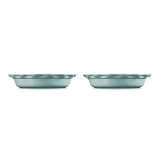 Le Creuset Heritage Fluted Pie Dish | 2-Piece Set - Sea Salt