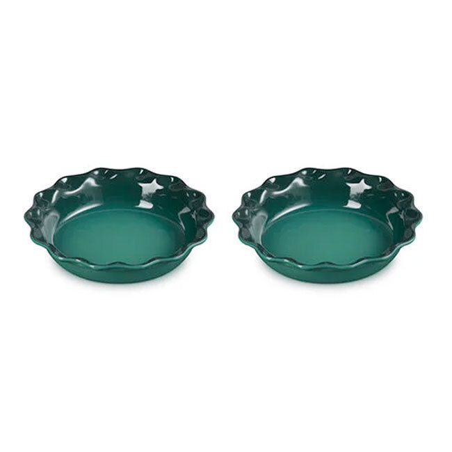 Le Creuset Heritage Fluted Pie Dish | 2-Piece Set - Artichaut