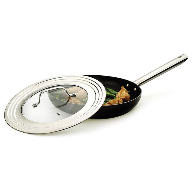 RSVP International Universal Lid w/Glass | 12.5” with pan