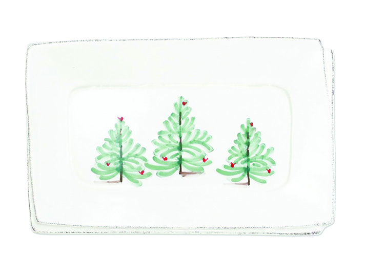 Lastra Holiday Small Rectangular Platter