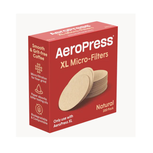 Product AeroPress Paper Micro-Filters | XL Natural - box